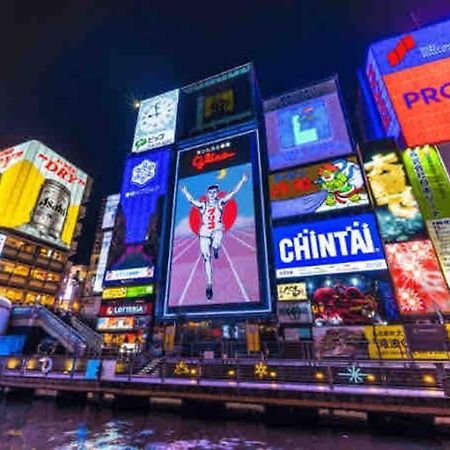ー 8Greige ー 2Min Dotonbori Namba Kuromon Osaka Usj Wifi Unlimited Apartment Exterior photo